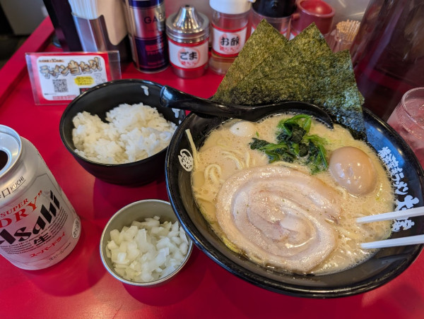 「醤油味玉950円」@横浜家系ラーメン 八王子 大和家の写真