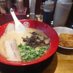 特製ラーメン+唐揚げ+替え玉