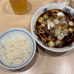 中華そば並➕ライス（1100）