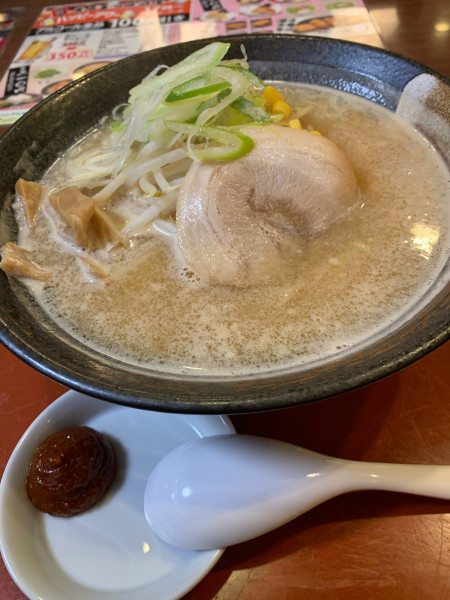 「辛味噌ラーメン」@和風レストラン まるまつ いわき泉店の写真