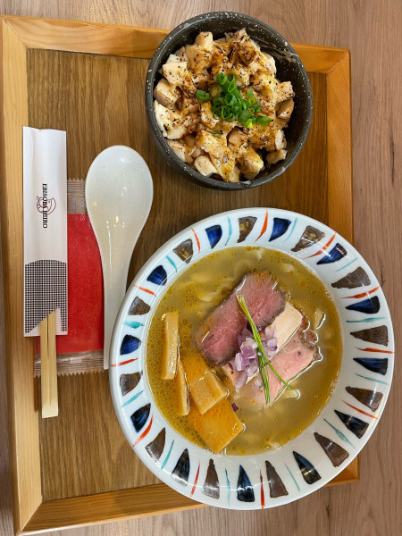 「淡麗えびそば+メンマ」@えびそば 緋彩の写真