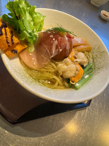 「まるごとトマト  帆立とトマトのメラージュ」@麺や くろえもんの写真