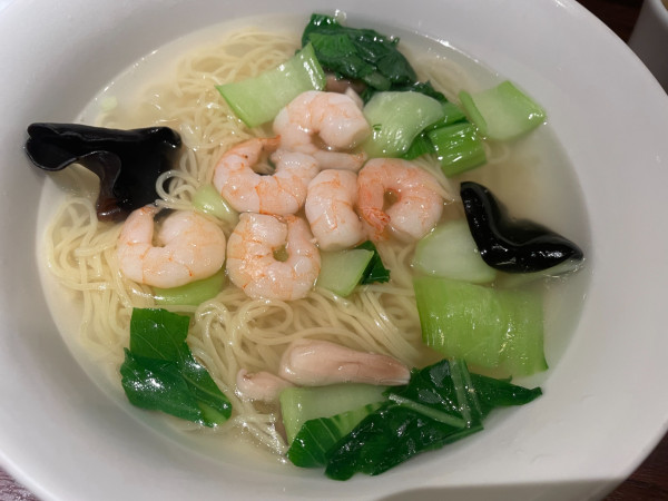 「（ランチ）海老入り汁そばセット・塩味：1529円」@南翔饅頭店 西武渋谷店の写真