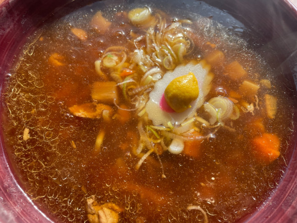 「ざくざくあんかけからしラーメン：850円」@道の駅安達下り線 レストランの写真