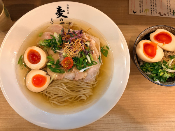 「味玉中華そば 塩」@中華そば 麦の星の写真