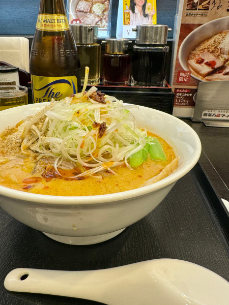 「濃厚ごま味噌ラーメン」@喜多方ラーメン 坂内 川崎東田店の写真