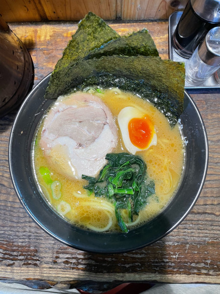 「らーめん(910円)麺」@らーめん 半蔵の写真