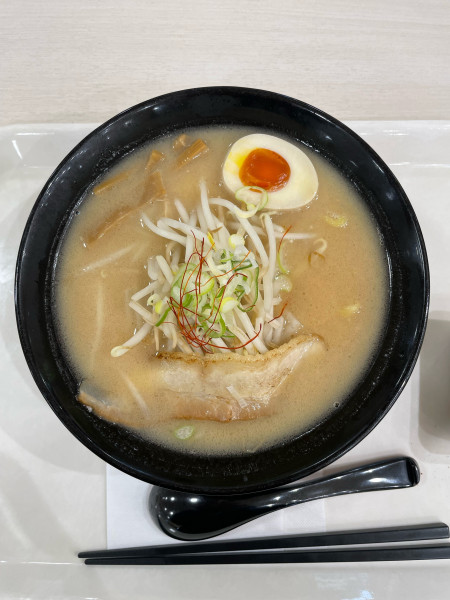 「北海道味噌ラーメン(860円)+味玉半身(サービス)」@北海道味噌あさ陽の写真