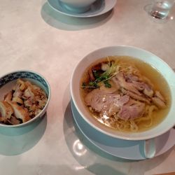 塩ラーメン＋親鶏ごはん