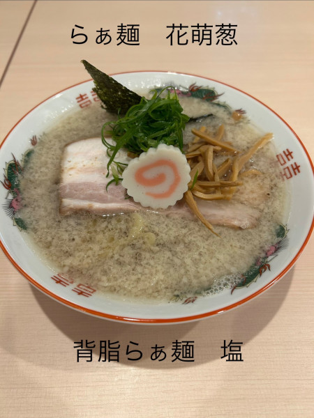 「背脂らぁ麺」@らぁ麺 花萌葱の写真