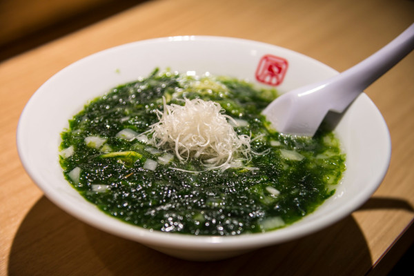 「生海苔朝ラーメン(塩)」@札幌ラーメン原ゝ 二条小町店の写真