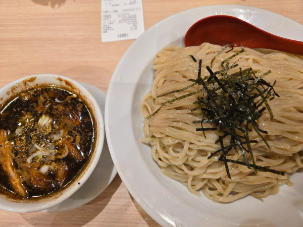 「つけそばスパイシー倍盛400g」@七彩飯店の写真