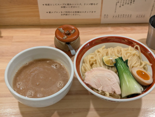 「鶏白湯つけ麺熱盛大盛」@SIRENの写真