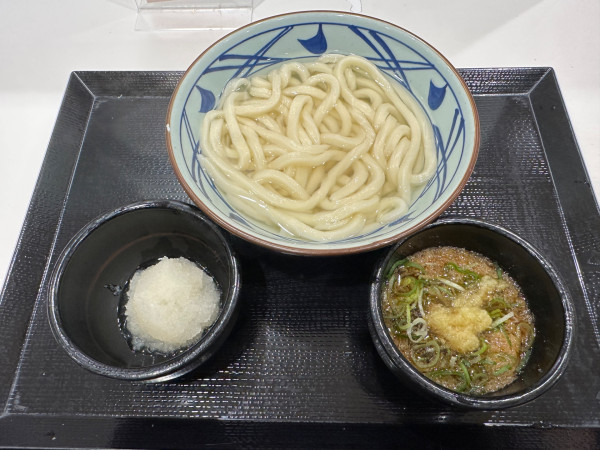 「釜揚げうどん(並盛)370円→180円」@丸亀製麺 イーサイト高崎店の写真