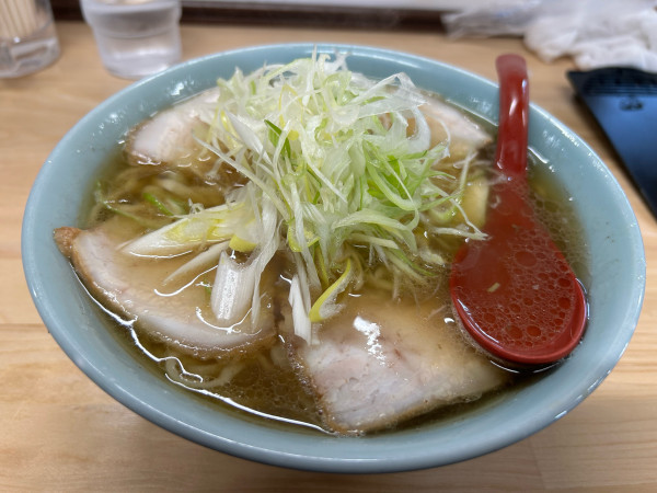「ネギチャーシューメン」@手打ラーメン 俵屋 小山店の写真