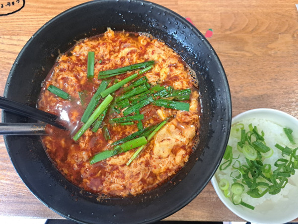 「辛麺(25辛)」@辛麺kitchen 彩 山西店の写真