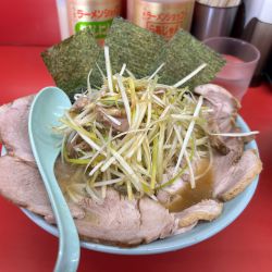 ネギコテチャーシューメン　ネギ増し　カタコイオオ