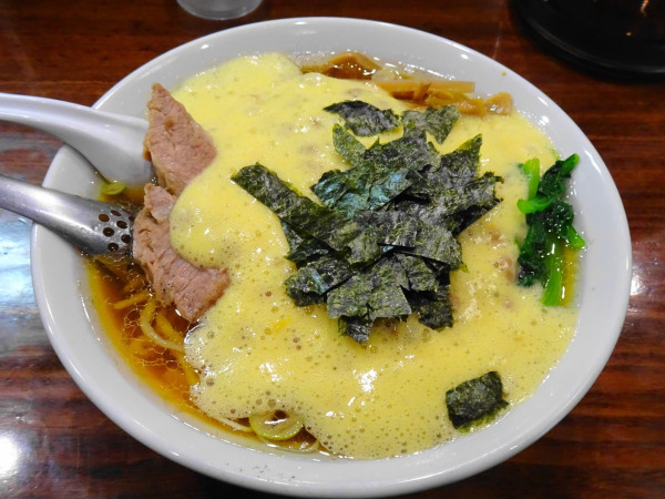 「納豆らぁめん（1,300円）」@らあめん大安の写真