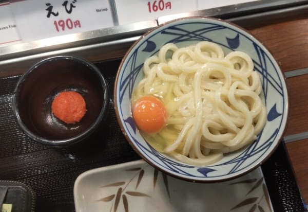 「釜玉うどん並 530円」@丸亀製麺 米沢店の写真
