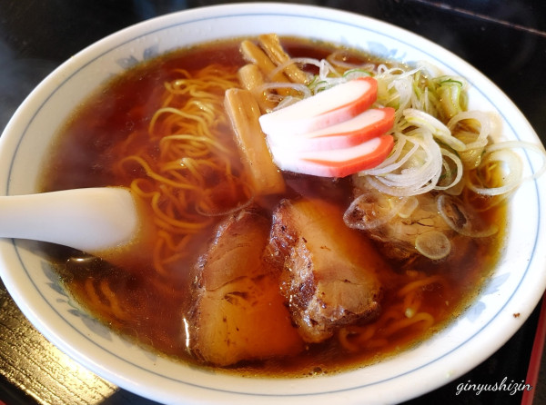 「中華そば（大盛）」@中華そば 大石家 諏訪店の写真