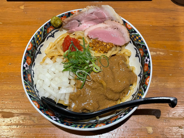 「烏賊肝混ぜそば¥1,100」@亀戸煮干中華蕎麦 つきひの写真