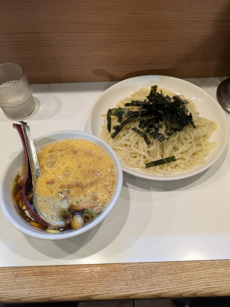 「納豆ざるらあめん」@らぁめん ほりうち 新橋店の写真