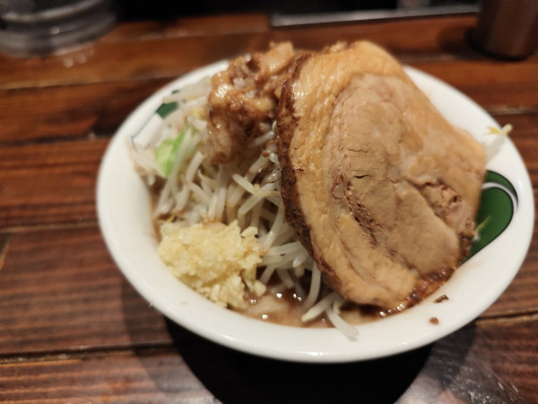 「濃厚雷そば並980円」@雷 船橋駅前店の写真