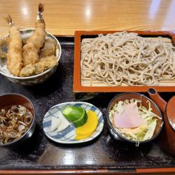 もり蕎麦とミニ天丼セット 1250円