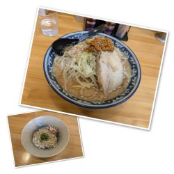 豚ラーメン＋和え玉（塩）