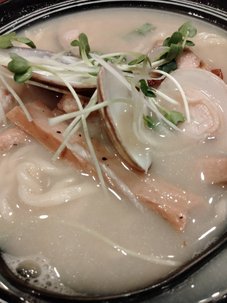 「貝出汁麺」@鮮魚鶏出汁麺 沢むらの写真