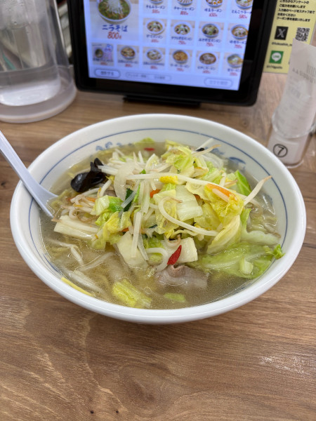 「野菜タンメン」@福しん 浅草ROX前店の写真