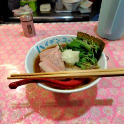 凛々しい特製オマール海老の煮干中華そば　1500