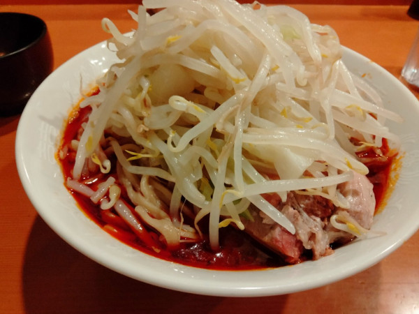 「紅の豚麺」@麺屋 長次郎の写真