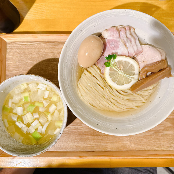 「特製昆布水つけ麺塩」@BABA NOODLE HOUSEの写真