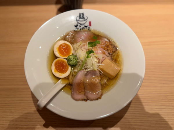 「特製塩ラーメン 1480円」@麺 銀座おのでら 東銀座店の写真