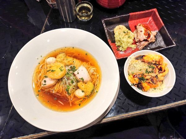 「【限定】鶉to水 極、など」@トーキョーニューミクスチャーヌードル 八咫烏 CHIKARABOの写真