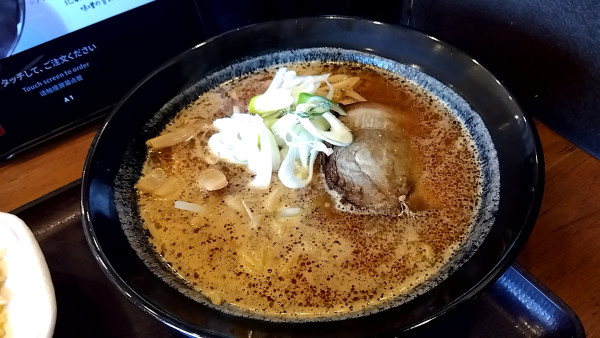 「赤味噌らーめん（７５０円）」@壱鵠堂 佐江戸店の写真