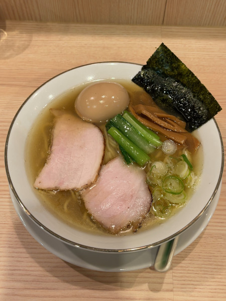 「味つけ玉子塩らーめん(1250円)」@らーめん3000の写真