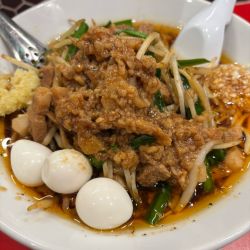 鬼そば(麺半分)