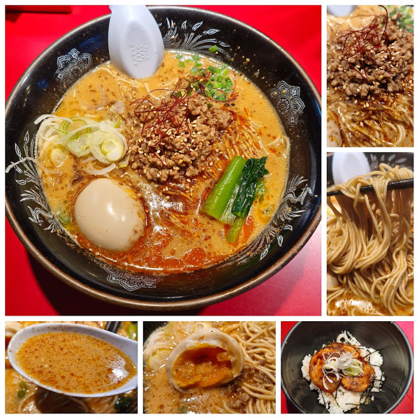 「濃厚豚骨担々麺　¥1030」@らーめん・つけめん こてんぱんの写真