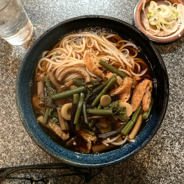 「山菜そば」@新川 長寿庵の写真