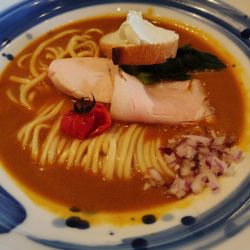 Lobster bisque ramen w/risotto