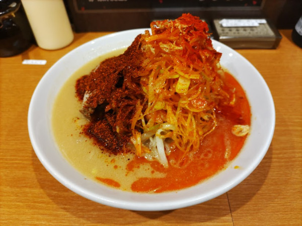 「鉄鍋辛味噌（＋ネギ辛）」@花木流味噌 新橋店の写真