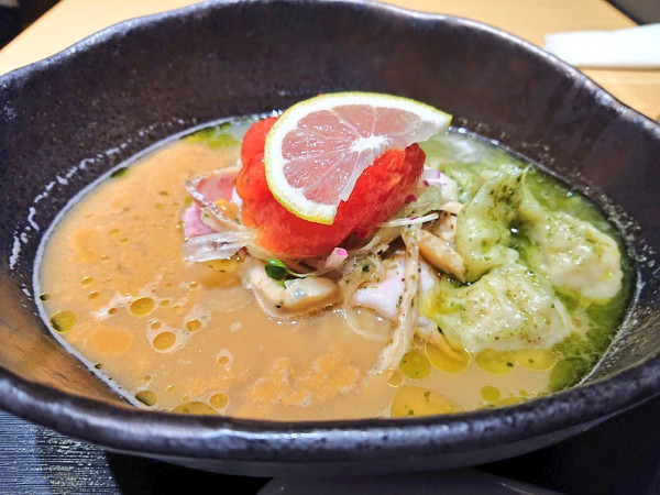 「【限定】まるごとトマト ブイヤベースの再構築」@#新宿地下ラーメンの写真