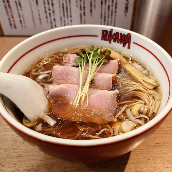 「牛骨清湯醤油中華そば」@中華そば 流川の写真