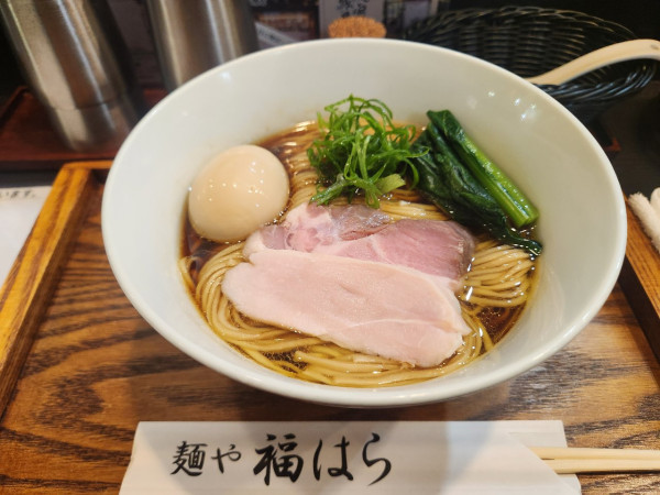 「味玉芳醇鶏そば(醤油)」@麺や 福はらの写真
