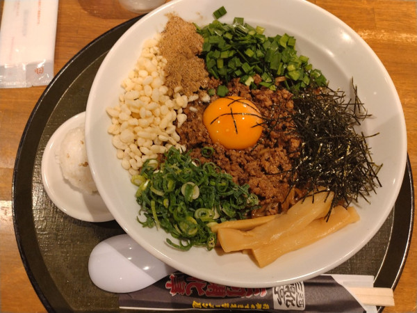 「まぜそば」@三河開化亭 豊川店の写真