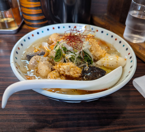 「海鮮あんかけウイング麺」@らー麺 あけどやの写真