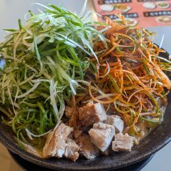 辛ネギ味噌ラーメン＆白ネギ