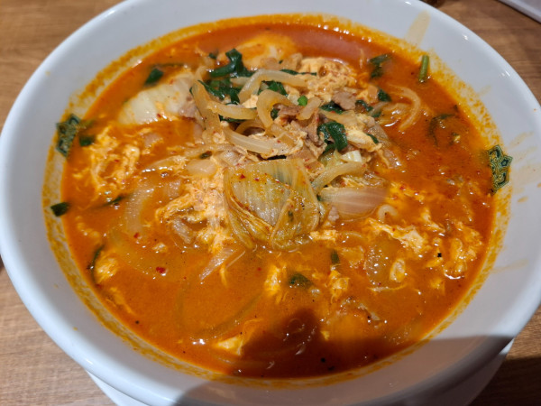 「チゲ味噌ラーメン７９０円」@日高屋 上大岡西口南店の写真